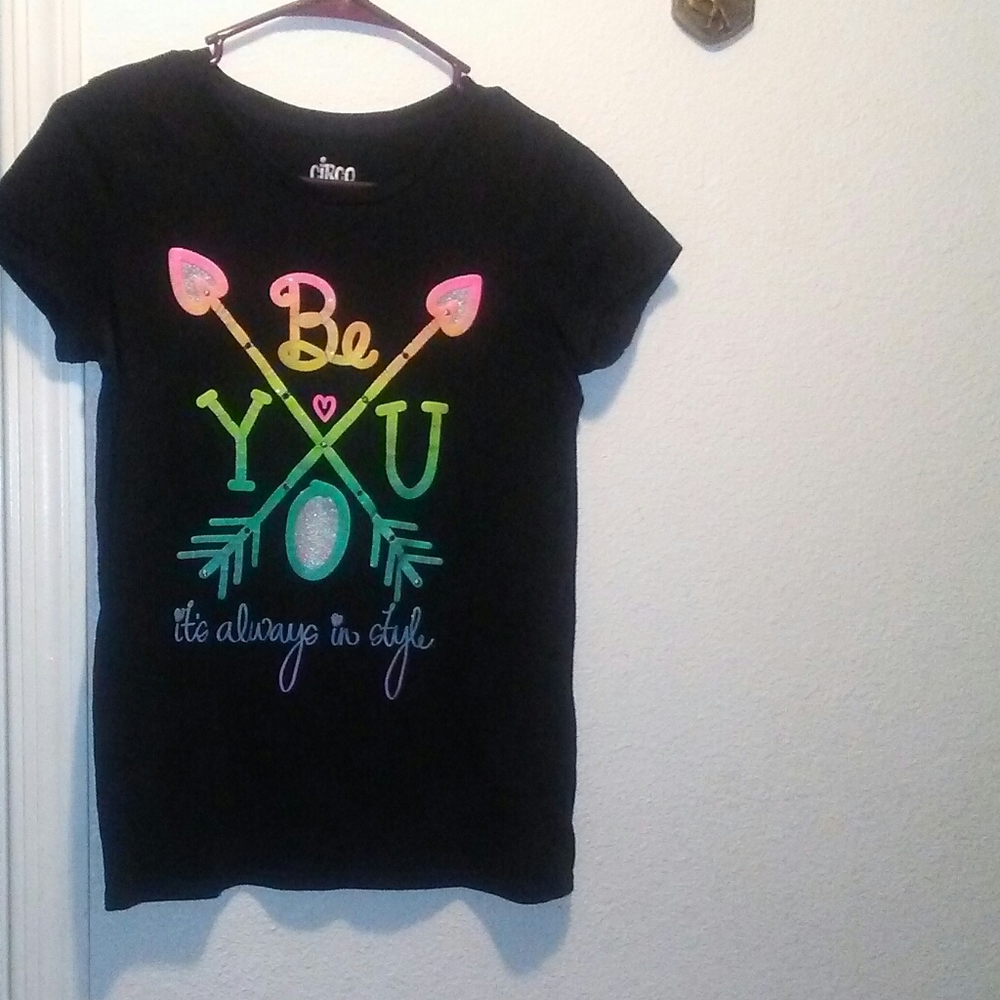 Black graphic tee